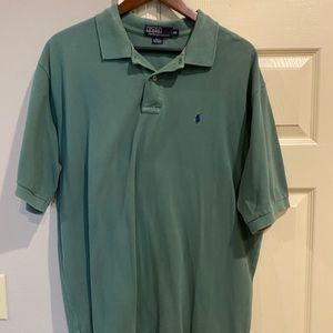 RL short sleeve 2-button placket polo XXL